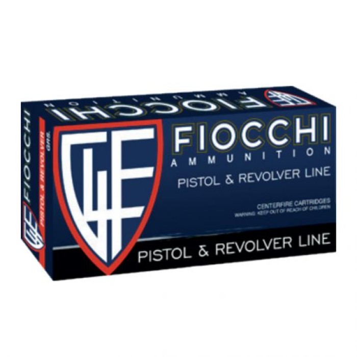 Fiocchi Defense Dynamics 9mm 115 Grain JHP Brass Cased Pistol Ammo, 50 Rounds, 9APHP