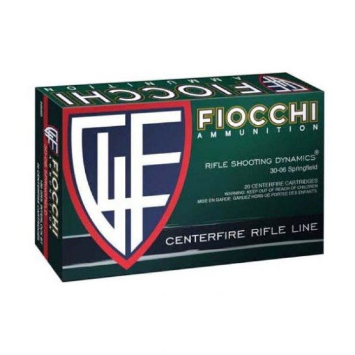 Fiocchi Shooting Dynamics 180 gr PSP 30-06 Springfield Ammunition 20 Rounds - 3006D