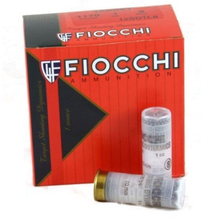 Fiocchi Shooting Dynamics 2.75" 1 oz 8 Shot 12 Gauge Ammunition 25 Rounds - XN12SD1X8