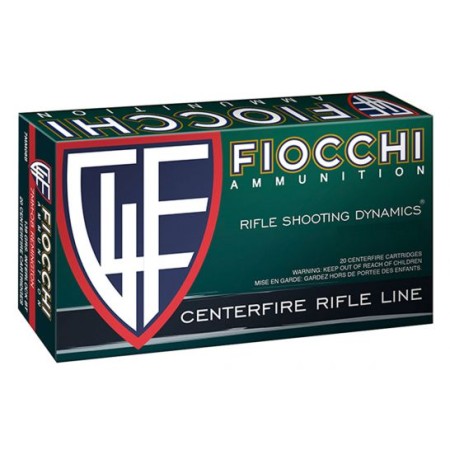 Fiocchi Shooting Dynamics .223 Rem Ammo 55 Grain FMJ, 50 rds/box - 223A