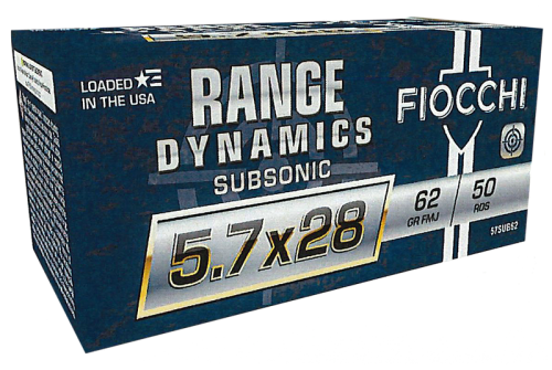 Fiocchi Range Dynamics Brass 5.7 X 28 62-Grain 50-Rounds FMJ