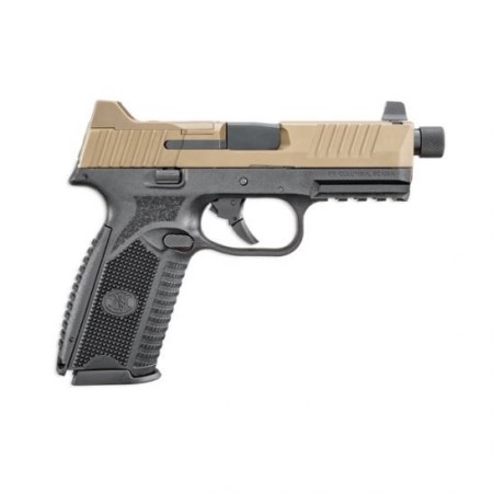 FN 509 Tactical Threaded Barrel 9mm Pistol, FDE/Black - 66-100600