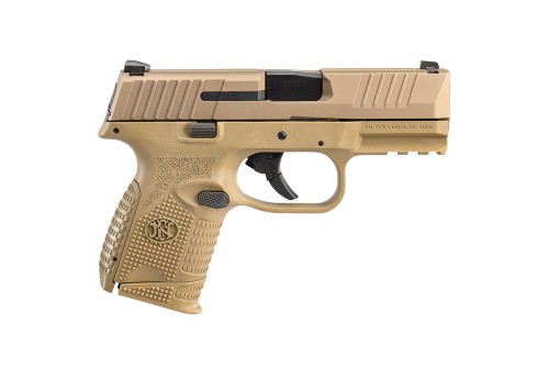 FN 509 Compact 9mm Luger 3.7in Flat Dark Earth Pistol - 10+1 Rounds