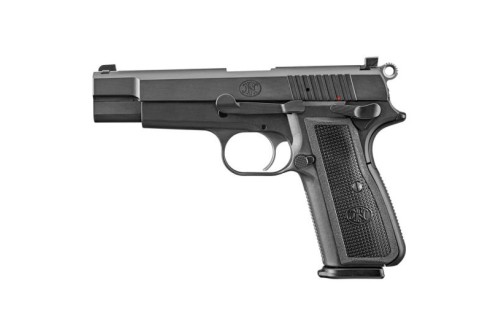 FN High Power 4.7" 9mm Pistol, Black/Black - 66-100256