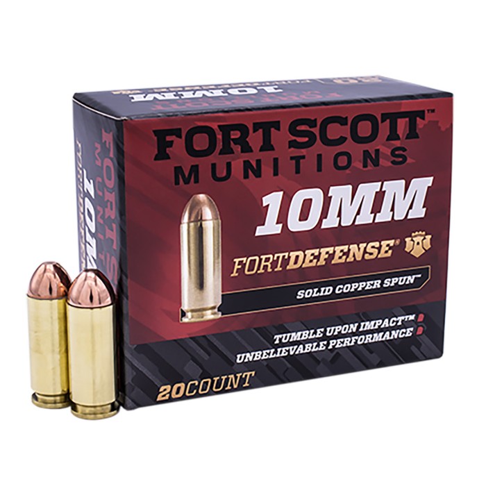 Fort Scott Munitions TUI 10MM ACP, 124gr, SCS - 20 Rounds [MPN: 10MM-124-SCV]