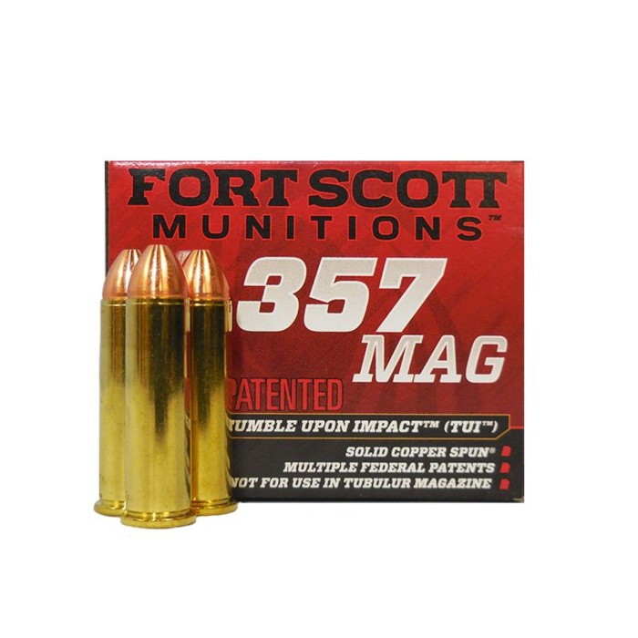 Fort Scott Munitions TUI Brass .357 Mag 125-Grain 20-Rounds SCS