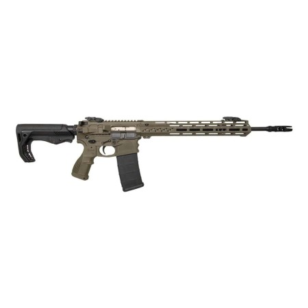 FOSTECH STEALTH LIGHTNING RIA 5.56 16IN BBL MAC-2 13IN RAIL SINGLE STAGE TRIGGER OD GREEN