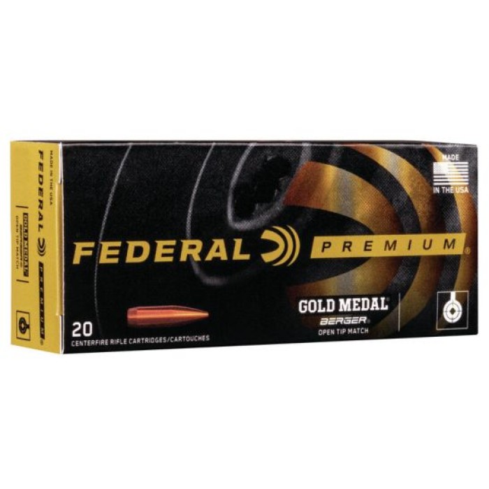 Federal Premium Gold Medal 215 gr Berger Hybrid .300 Win Mag Ammo, 20/box - GM300WMBH1