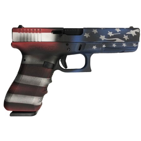 Glock 17 Gen3 Battleworn Flag 9mm 4.49" Barrel 17-Rounds