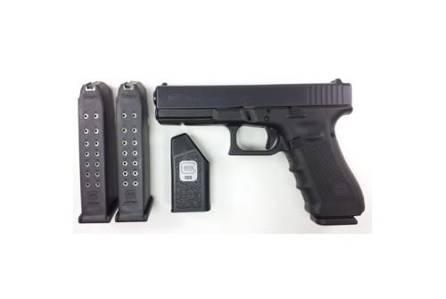 Glock G17 Gen4 9mm 4.49" Barrel Fixed Sights 17rd Mag USA Made