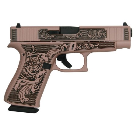 Glock 48 Rose Gold 9mm 4.17" Barrel 10-Rounds Glock N Roses Engraving