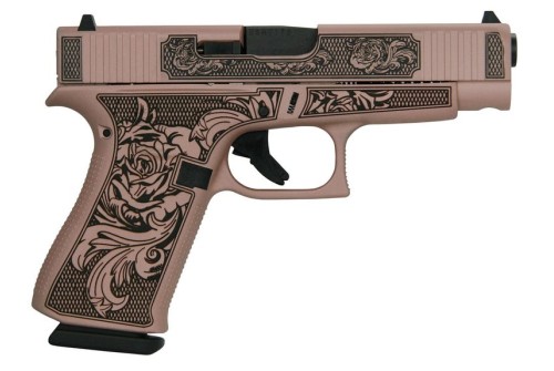 Glock 48 Rose Gold 9mm 4.17" Barrel 10-Rounds Glock N Roses Engraving