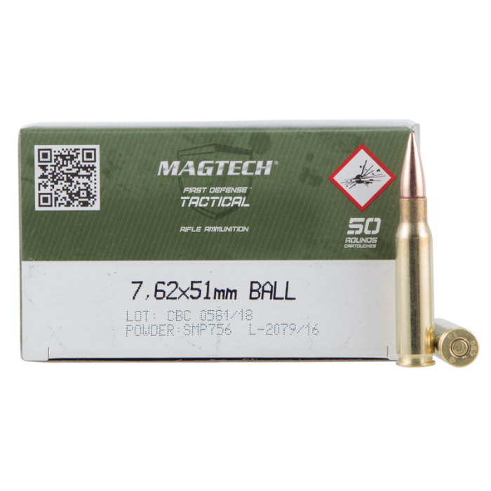 Magtech / CBC M80 7.62 NATO 147 Gr. Full Metal Jacket - Box of 50