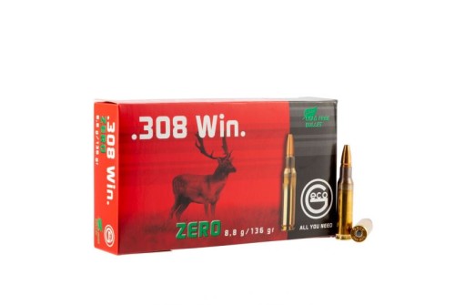 Geco Zero 136 gr Jacketed Hollow Point .308 Win Ammo, 20/box - 282440020