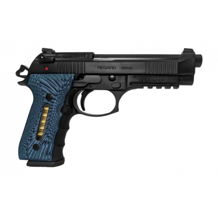 EAA Girsan Regard Sport Gen 4 9mm Pistol, Black/Blue - 390087