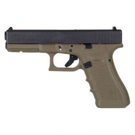 Glock 17 Gen 4 9mm Pistol, OD Green/Black - PG1757203