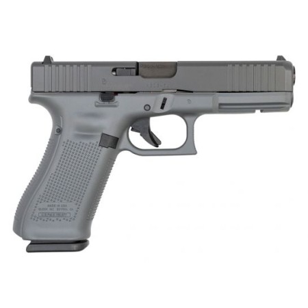 Glock 17 Gen 5 FS 9mm Pistol, Concrete Gray - ACG-57019