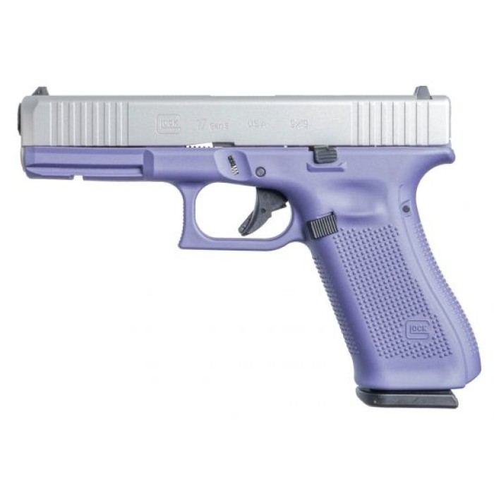 Glock 17 Gen 5 FS 9mm Pistol, Crushed Orchid/Satin - ACG-57059