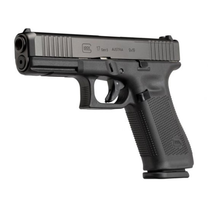 Glock 17 Gen 5 FS MOS 9mm Pistol, Black - PA175S203MOS