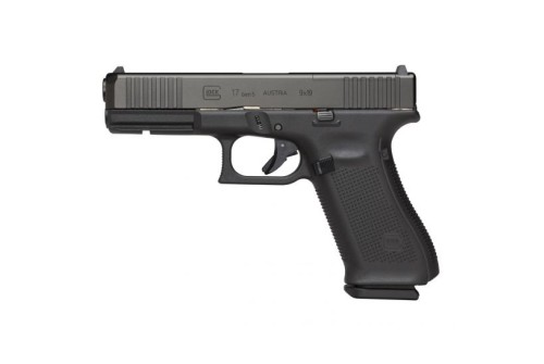 Glock 17 Gen 5 FS MOS 9mm Pistol, Black - UA175S203MOS