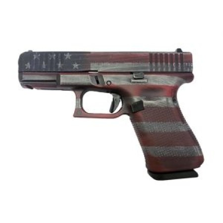 Glock 19 G5 Fser Usa Flag 15Rd PA195S204FLAG