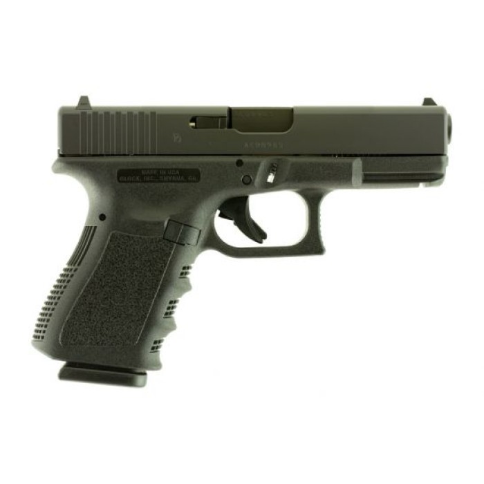 Glock 19 Gen 3 10 Round 9mm Pistol, Black -UI1950201