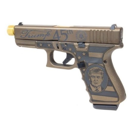 Glock 19 Gen3 Bronze 9mm 4.6" Barrel 15-Rounds Trump Edition