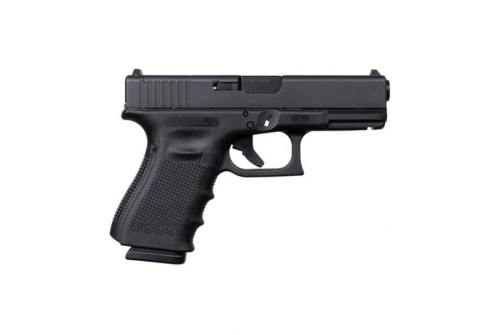 Glock 19 Gen 4 MOS 9mm Pistol, Black - UG1950203MOS