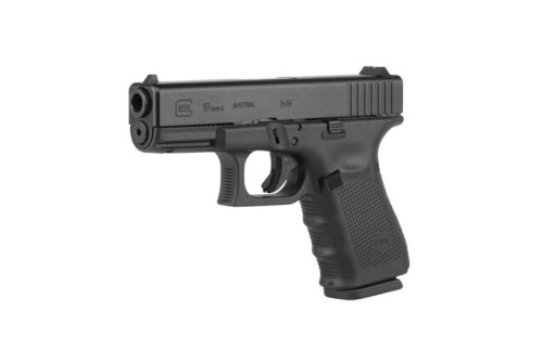 Glock 19 Gen 4 US 9mm Pistol, Black - G19415US