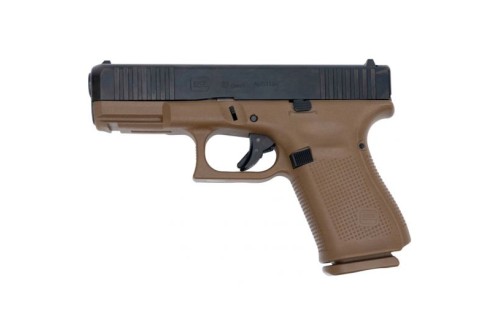 Glock 19 Gen 5 FS 9mm Pistol, Black/FDE - PA195S203DE