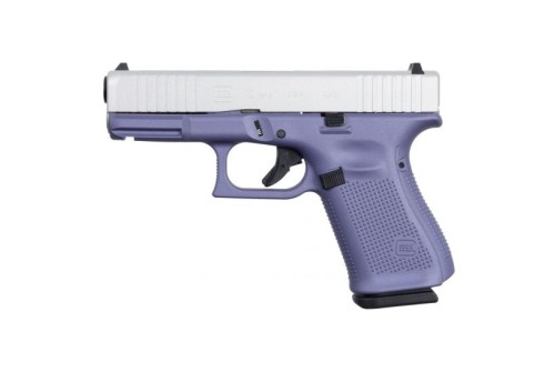 Glock 19 Gen5 9mm, 4.02'' Barrel, Aluminum Slide, Crushed Orchid Frame, 15rd