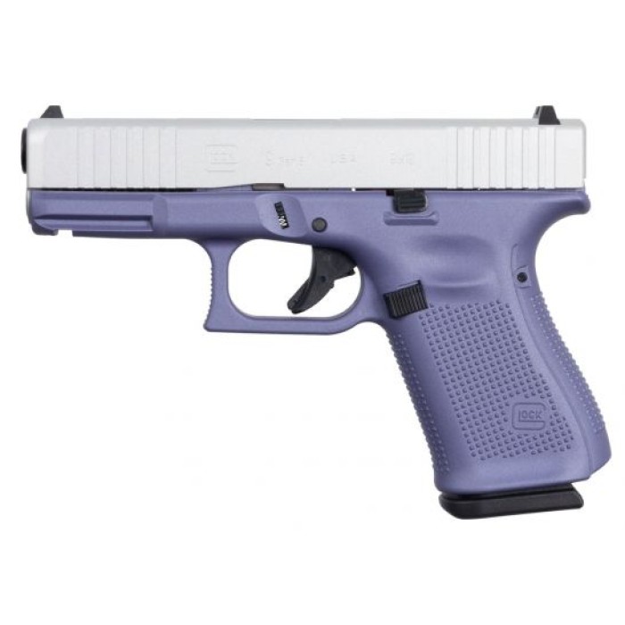 Glock 19 Gen5 9mm, 4.02'' Barrel, Aluminum Slide, Crushed Orchid Frame, 15rd