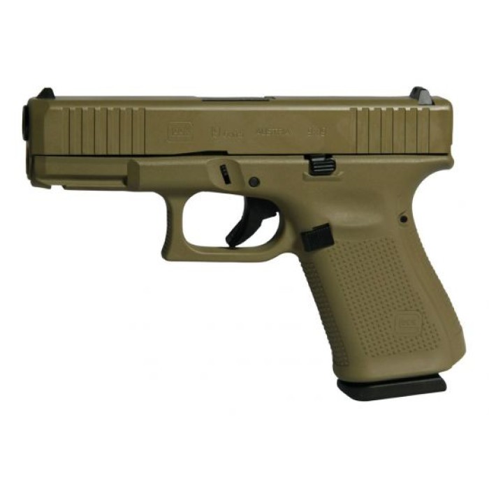 Glock 19 Gen 5 FS 9mm Pistol, Flat Dark Earth - PA195S203FDE