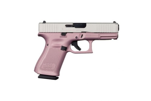 Glock 19 Gen 5 FS 9mm Pistol, Pink/Stainless - ACG-57024