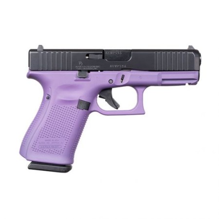 Glock 19 Gen 5 FS 9mm Pistol, Purple/Black - ACG-57025