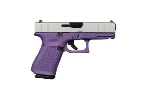 Glock 19 Gen 5 FS 9mm Pistol, Purple/Stainless - ACG-57026