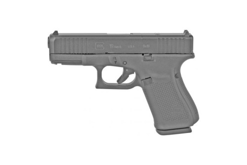 Glock 19 Gen 5 FS MOS 9mm Pistol, Black - UA195S203MOS