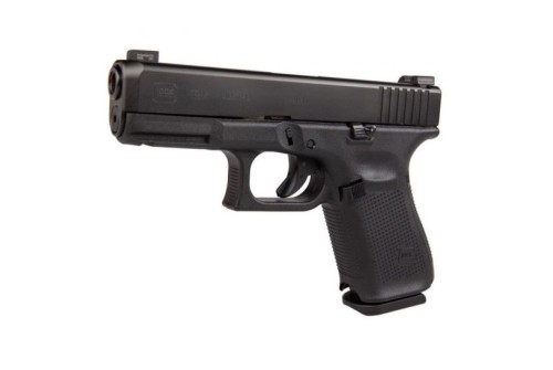 Glock 19M Gen 5 9mm Pistol With Ameriglo Night Sights, Black - UM1950333