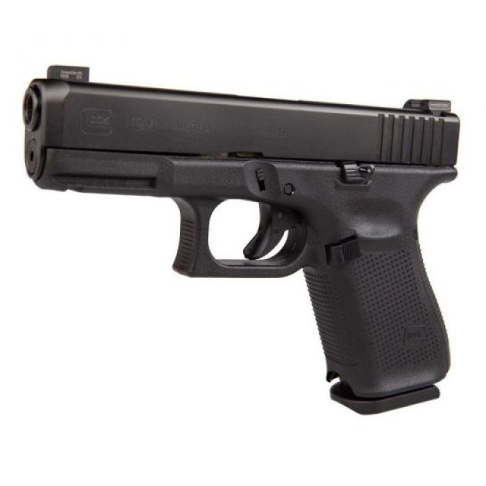 Glock 19M Gen 5 9mm Pistol With Ameriglo Night Sights, Black - UM1950333