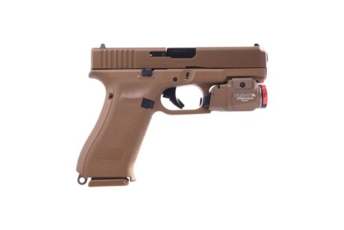 Glock 19X Gen 5 9mm Pistol With Streamlight TLR-7A Weapon Light, FDE - UX1950203SL