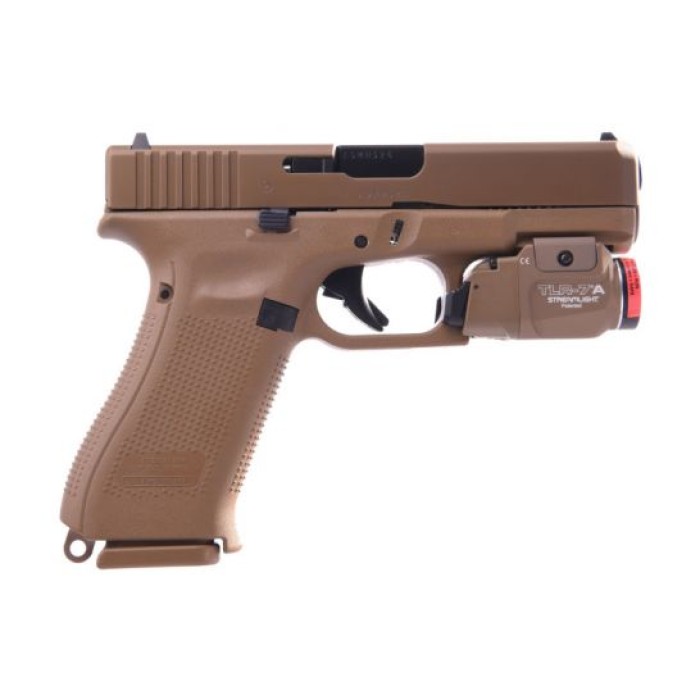 Glock 19X Gen 5 9mm Pistol With Streamlight TLR-7A Weapon Light, FDE - UX1950203SL