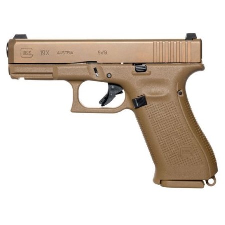 Glock 19X Rebuild 9mm Pistol, FDE - UR19501X