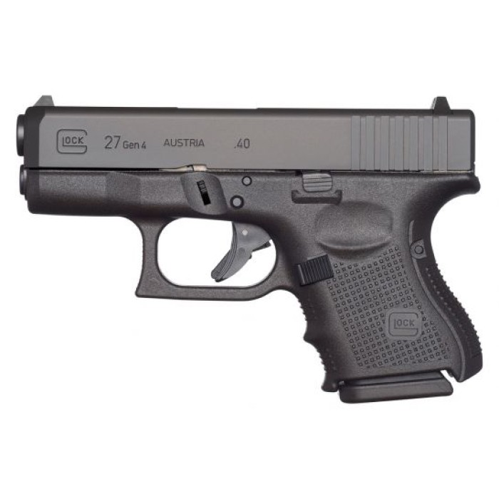 Glock 27 Gen 4 3.42" .40 S&W Pistol, Black - UG2750201