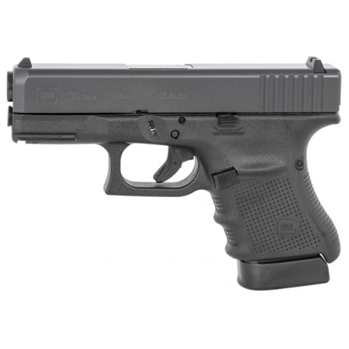 Glock 30 Gen 4 .45 ACP Pistol, Black - UG3050201