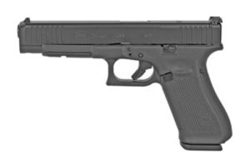 Glock Ur34555mosfs G34 Gen 5 Mos Rebuilt 9Mm Luger 5.31" 17+1 Black Polymer Frame Black Steel Slide With Front Serrations & Mos Cut Slide Black Rough Texture Interchangeable Backstrap Grip Adj Sights