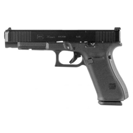 Glock 34 Gen 5 FS MOS 10 Round 9mm Pistol, Black - PA343S101MOS