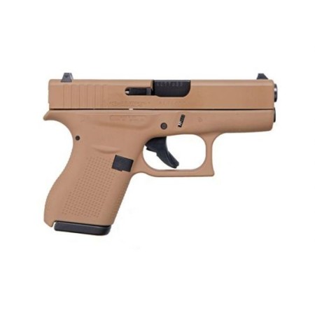 Glock 42 .380 ACP 3.26" Pistol, Flat Dark Earth - ACG-00819