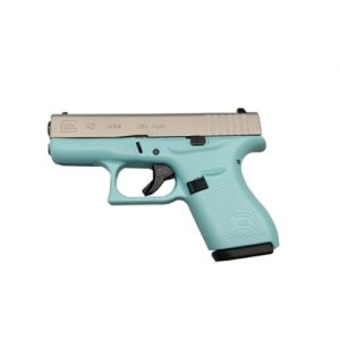 Glock 42 380Acp Robin Blue 6Rd UI4250201BLUE