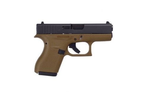 Glock 42 .380 ACP Pistol, Flat Dark Earth - UI4250201DE