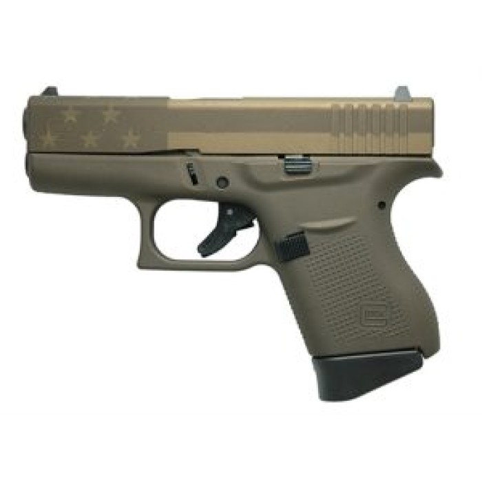 Glock 43 9Mm Bronze Flag 6Rd PI4350201BRONZEFLAG